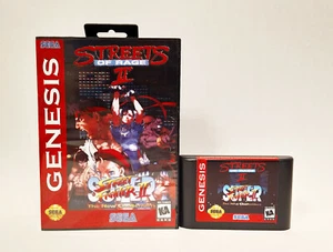 Street Fighter 2:The New Challengers in Streets of Rage 2 Genesis/Mega Drive - Picture 1 of 2