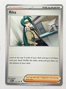 Rika 172/182 Uncommon - Paradox Rift Pokemon TCG - Pack Fresh Near Mint NM - Picture 1 of 4