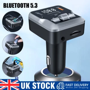 Wireless Bluetooth Car FM Transmitter MP3 Player Radio PD USB-C Charger Adapter - Picture 1 of 12