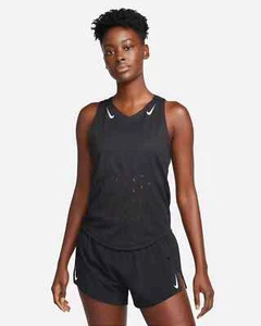 New  NIKE Running shirt  AeroSwift Singlet Tank Top  FN2504-010 - Picture 1 of 6