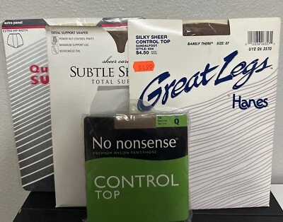 4双复古连裤袜NOS Queen微妙塑形大腿无稽之谈 — 第 1/4 张图片