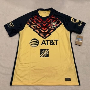 2021-22 Nike Herren Club America Gelb Home Fußball Trikot Medium M Liga MX Mexico - Bild 1 von 12