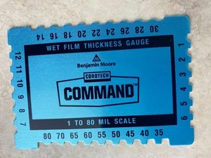 Benjamin Moore Command Wet Film Thickness Gauge 25-2032 Micron Scale - Picture 1 of 5