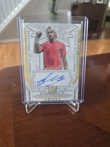 2024 Topps Royalty Tennis Francisco Cerundolo Pursuit Of Greatness Gold Autogramm /10 - Bild 1 von 2