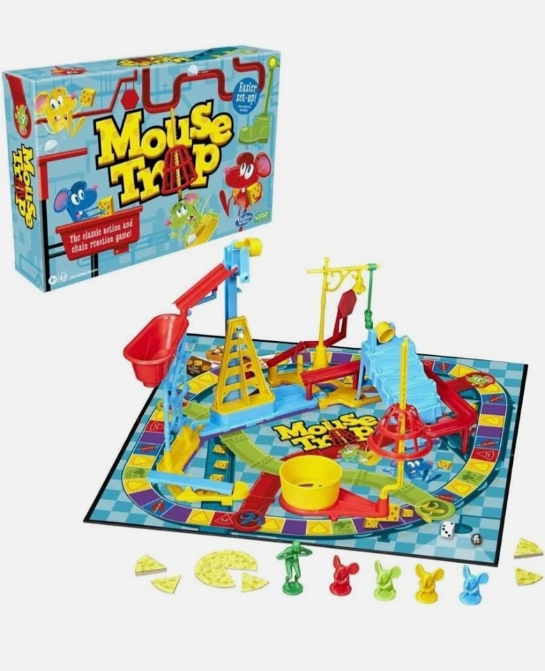 Mouse Trap Board Game - The Crazy Game with 3 Action Contraptions - Image 1 of 4