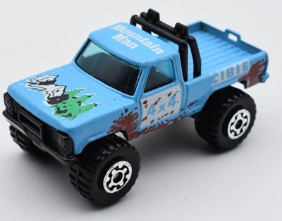 Matchbox Superfast MB57 4x4 Mini Pickup Truck blu Mountain Man. Macao - Immagine 1 di 4