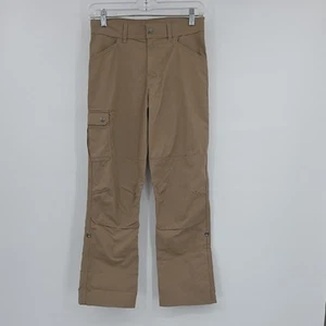 Patagonia Tan Casual Pants Straight Leg Roll Up Size 12 - Picture 1 of 9