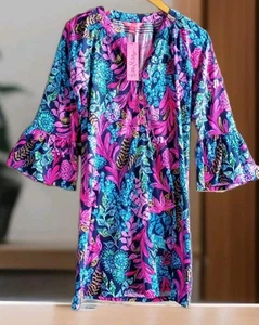 Lilly Pulitzer NEU kleines Kleid AEGEAN Navy Calypso Coast bunt - Bild 1 von 14