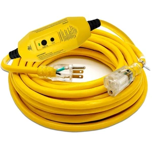 100 ft - GFCI 12 Gauge Heavy Duty Extension Cord - SJTW - Indoor/Outdoor Exte... - Picture 1 of 6