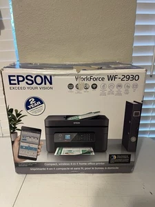 Epson WorkForce WF-2930 Wireless All-in-One Color Inkjet Printer Scan/Copy/Print - Picture 1 of 4