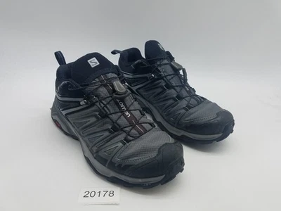 Salomon X Ultra 3 GTX Men's Size 7.5 Trail Running Shoes Black Gray - Image 1 of 4