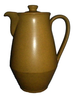 Denby Pottery Ode Pattern Large 2½ Pint Coffee Pot made in Stoneware - Image 1 of 4