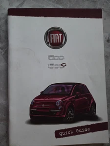 FIAT 500 & 500c QUICK GUIDE HANDBOOK 2010 2014 / 80 PAGES - Picture 1 of 2