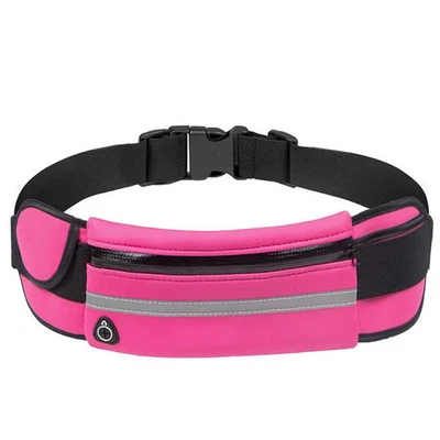Running Belt Waist Bag with Water Bottle Holder Sports Fanny Pack Women Men Hydr - Image 1 of 4