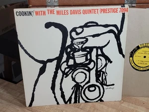 JAZZ LP COOKIN MILES DAVIS QUINTET PRESTIGE 7094 MONO 1ST PR NYC LABEL DG RVG - Imagen 1 de 6