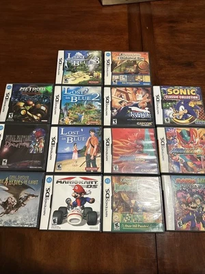Nintendo DS Games Lot( Mario, Metroid, Sonic, Megaman, Final Fantasy, Etc) - Image 1 of 3