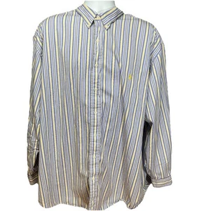 Polo Ralph Lauren Button Up Shirt Plaid Long Sleeve Men’s 3XB Big & Tall 3X - Picture 1 of 8