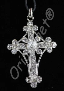 HALSKETTE ANHÄNGER KREUZ STRASS 07 - Bild 1 von 1