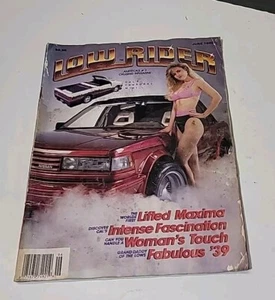 Lowrider Magazine June 1989 Centerfold Loose Crafters Junk Journal Signs Of Wear - Picture 1 of 19