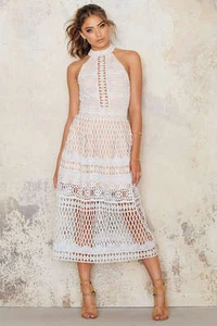 Jarlo Selma Cut Out Celeb Bloggers Wedding Races Prom Formal Occasion Dress 12 - Picture 1 of 12