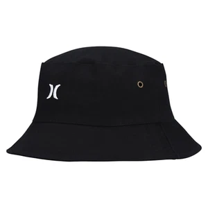 Hurley Logo Black Men's Bucket Hat - Picture 1 of 2