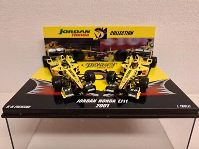 SET 2 AUTO 1:43 JORDAN HONDA EJ11 2001 FRENTZEN TRULLI FULL BENSON HEDGES LIVREA - Immagine 1 di 4