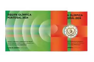 Portogallo 2 Euro Proof PP 2024 squadra olimpica RARO!!! - Foto 1 di 2