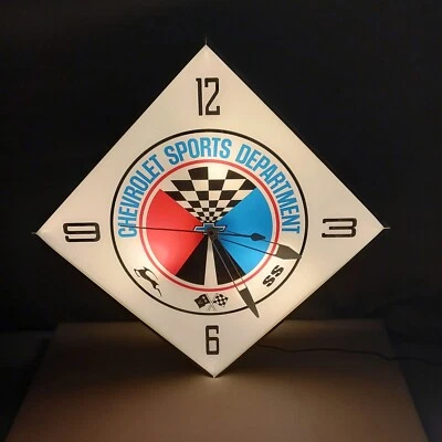 Custom made 1970 Chevrolet Sports Department Clock Brand New - Image 1 of 3