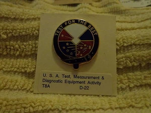 Test Measurement & Diagnostic Equip Support Activity Unit Crest, DI (DRAW#R9) - Picture 1 of 1