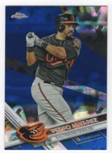 2017 Topps Chrome Sapphire Edition Print Run 250 Pedro Alvarez #101 Baltimore - Picture 1 of 2