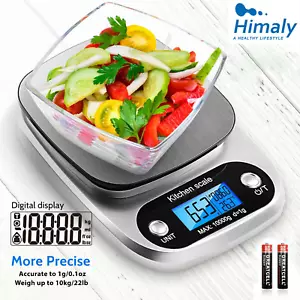 Digital Lcd Kitchen Electronic Balance Scale 1g-10kg Food Weight Postal Scales - Picture 1 of 12