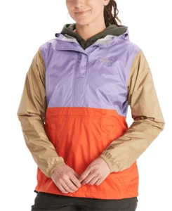 Marmot Damen PreCip Eco Anorak - Red Sun Combo Größe L - Bild 1 von 4