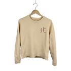 Paloma Wool "The Kiss" Embroidered Faces Sweatshirt M Cotton