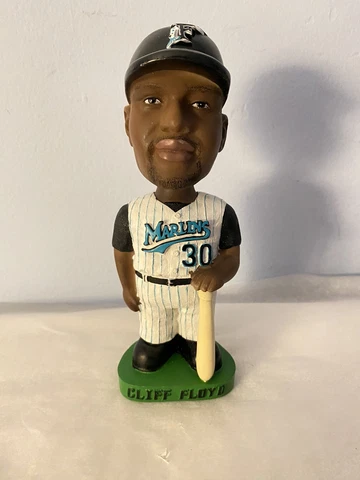 Cliff Floyd Bobblehead, Miami Florida Marlins 2001 Figurine MLBP used Cover