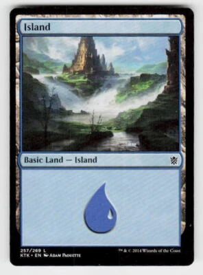 Khans of Tarkir #257 Island (257) - Image 1 of 2