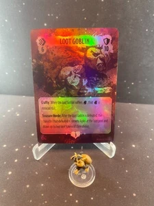 Wizkids Dungeons & Dragons Onslaught Loot Goblin Miniature & Foil Card D&D - Picture 1 of 3
