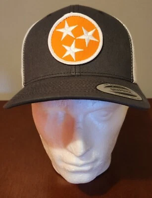 Parche Bandera Bordada Sombrero Snapback Camionero Original Volunteers Tennessee Foto 1 de 4