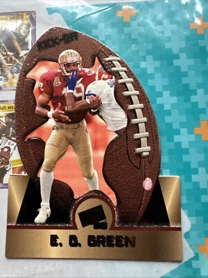 1998 Press Pass - Kick-Off #KO26 E.G. Green (RC) Error Card On Front - Image 1 of 2