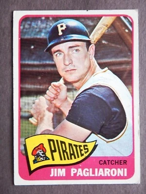 Jim Pagliaroni #265 Topps 1965 Baseball Card (Pittsburgh Pirates) *G - Image 1 of 2