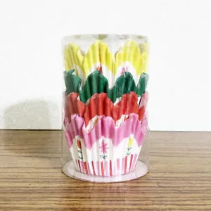 Frühling Blumen Papier Backbecher 48 Einlagen Cupcake Standardgröße Meri Meri Ostern - Bild 1 von 4