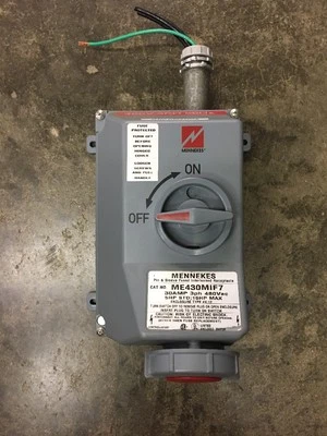 Mennekes ME430MIF7 30A 4W 480V receptáculo de bloqueio, pino e plugue de manga - Imagem 1 de 4
