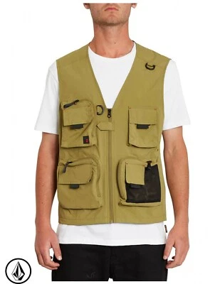 Volcom Loose Trucks Vest (Old Mill).Medium. Skateboarding/Fishing/Travel.Utility - Image 1 of 4