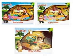 Monchhichi Spielset Spielfiguren 3 Set`s Kauri`s - Hanae`s und Willow`s Hobby - Bild 1 von 6
