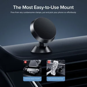 Universal Magnetic Car Phone Holder Stand for All Phones UK - Dashboard Mount - Picture 1 of 3
