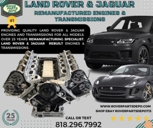 For Land Rover Inline 6 i6 ingenium Remanufactured Engine P400 Motor LR121443 - Foto 1 di 1