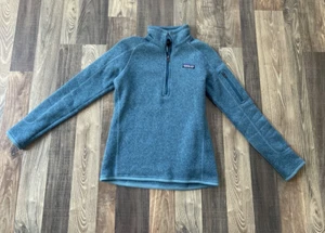 Suéter Patagonia Better TATE Teal 3/4 Cremallera Pullover Otoño Aventura talla XS - Imagen 1 de 16