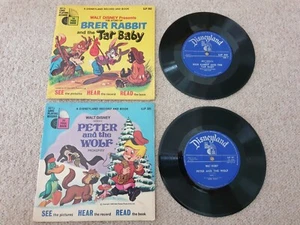 WALT DISNEY SEHEN LESEN HÖREN REKORD BÜCHER BRER HASE UND DAS TEERBABY PETER WOLF - Bild 1 von 11