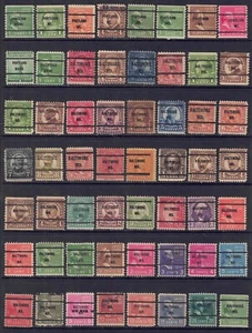 US Mix of 56 Bureau Precancels, Lewiston ME to Baltimore MD used PR12s - Picture 1 of 1