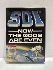 SDI now the Odds are even Activision 1987 Commodore C64 Tape Box Sega Big Box