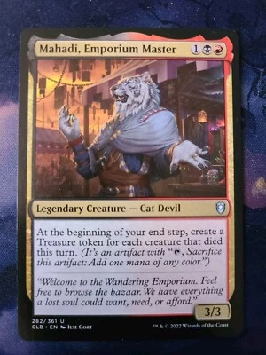 MTG EDH Custom Commander Deck: Mahadi, Emporium Master - RB Sacrifice - Image 1 of 4